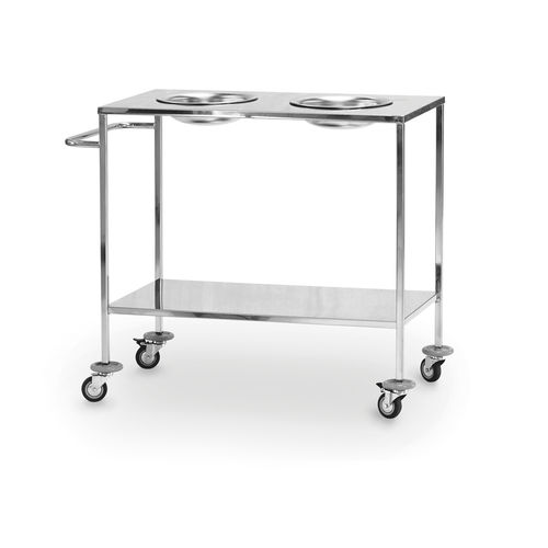 Carrello medico - 10.MC.7112 - JMS Healthcare Furniture - per uso generale / di trasporto / in acciaio inossidabile