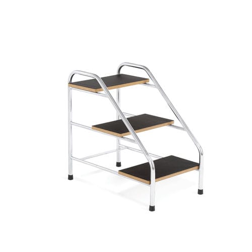 Predellino 3 gradini - 10.AD.1402 - JMS Healthcare Furniture - in acciaio inossidabile / antiscivolo