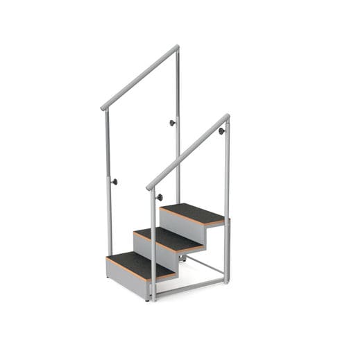 Scale per riabilitazione diritta tipo ponte - 10.FI.5002 - JMS Healthcare Furniture - con 2 corrimani