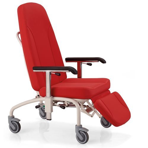 Poltrona da riposo inclinabile - 10.CD.1360 - JMS Healthcare Furniture - manuale / geriatrica / con poggiagambe