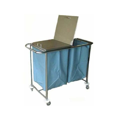 Carrello portabiancheria per sacchi sporchi - 10.CR.1541 - JMS Healthcare Furniture - ospedaliero / da trasporto / 2 sacchi