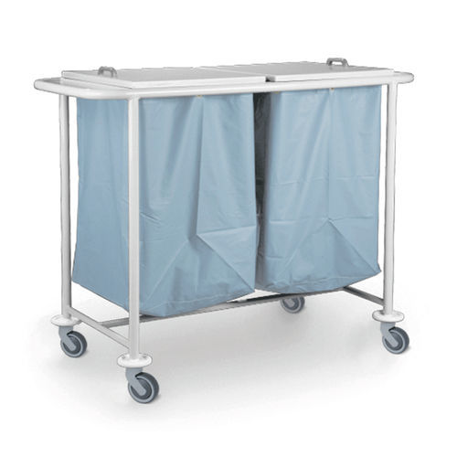 Carrello portabiancheria per sacchi sporchi - 10.CR.1540 - JMS Healthcare Furniture - ospedaliero / da trasporto / 2 sacchi