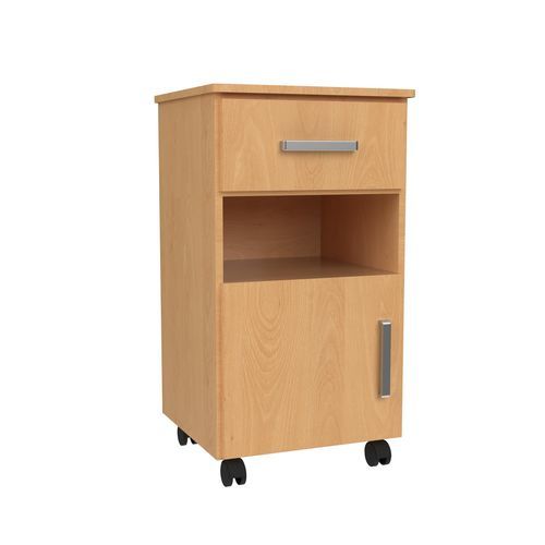 Comodino con rotelle - 10.ME.180 series - JMS Adico Care - con armadietto / con cassetti