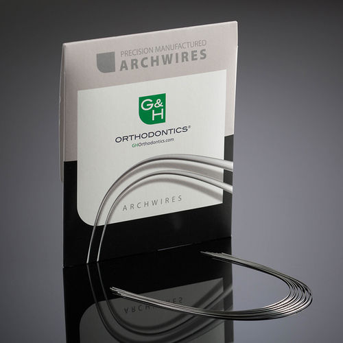Filo ortodontico in nichel-cobalto - Colboloy™ series - G&H Orthodontics - rettangolare / arrotondato