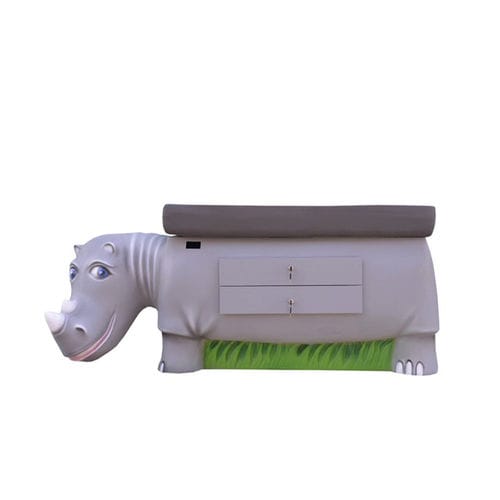 Lettino da visita pediatrico - Rhino - PediaPals - manuale / con scomparti / a 2 sezioni