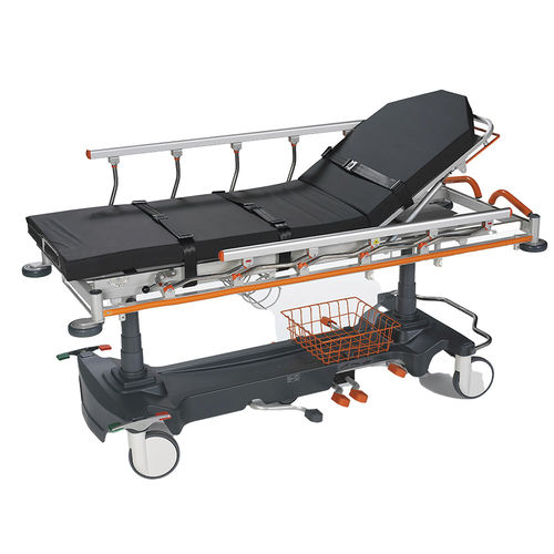 Barella con carrello di trasferimento - 600035 - PediaPals - di emergenza / idraulica / ad altezza regolabile