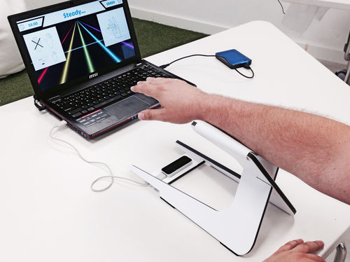Sistema di riabilitazione della mobilità degli arti superiori - Hands - Evolv - della mobilità della mano / informatizzato / pediatrico