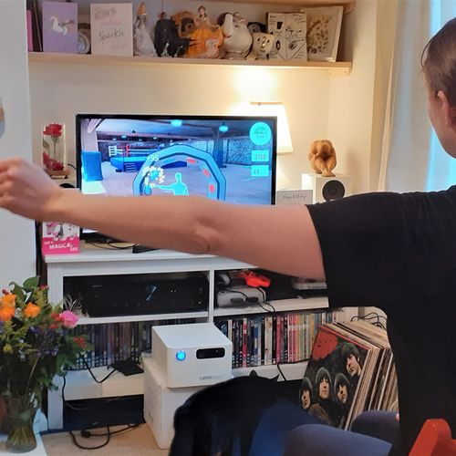 Sistema di riabilitazione della mobilità degli arti - RehabKit - Evolv - informatizzato / pediatrico / con giochi seri