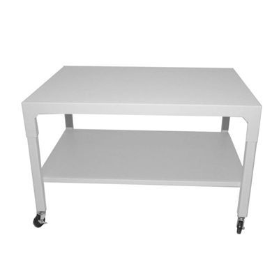 Tavolo da laboratorio - BWM501 - Auxilab S.L. - rettangolare / su rotelle / ad altezza regolabile