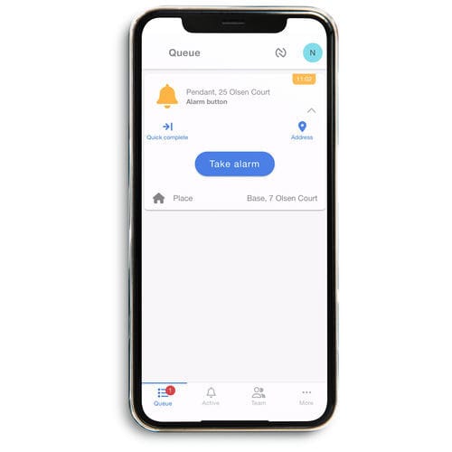 Applicazione mobile di gestione delle allerte - Everon - di monitoraggio / per comunicazioni / medica