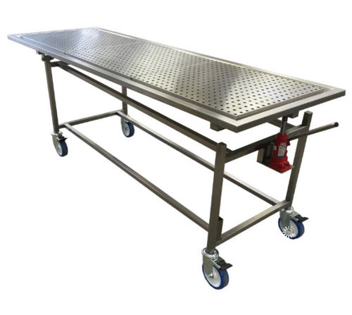 Carrello mortuario di trasferimento - MSGH - Mortuary Solutions - in acciaio inossidabile