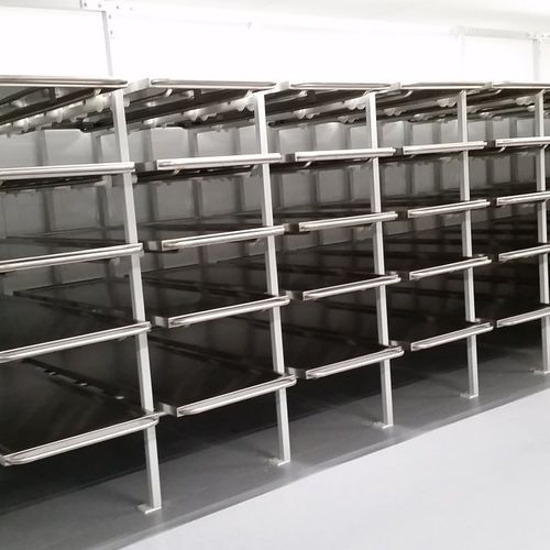Scaffalatura modulare - MSRK - Mortuary Solutions - per stoccaggio di cadaveri / in acciaio inossidabile