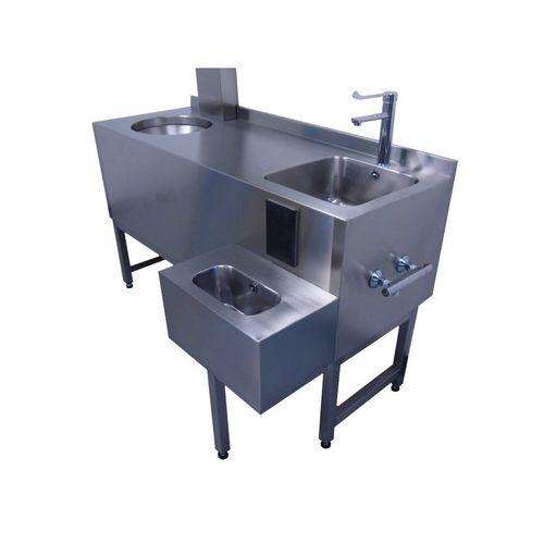Lavandino per imbalsamazione in acciaio inossidabile - MSHSC - Mortuary Solutions