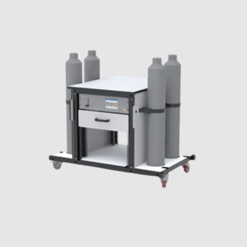 Tavolo da laboratorio - MODULO SINGLE - lniswissgas - rettangolare / modulare