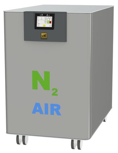 Generatore di gas combinato - NGA SIRIO - lniswissgas - di azoto / d'aria / altissima purezza