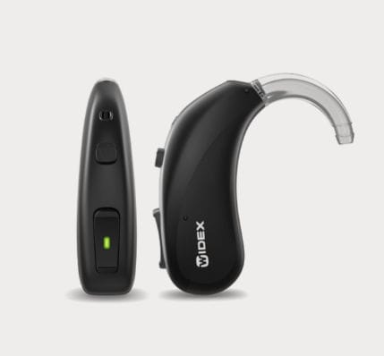 Audioprotesi BTE - R D - Widex - con controllo remoto / ricaricabile / wireless