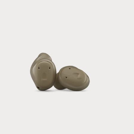 Audioprotesi ITC - Evoke XP - Widex - wireless / marrone / beige