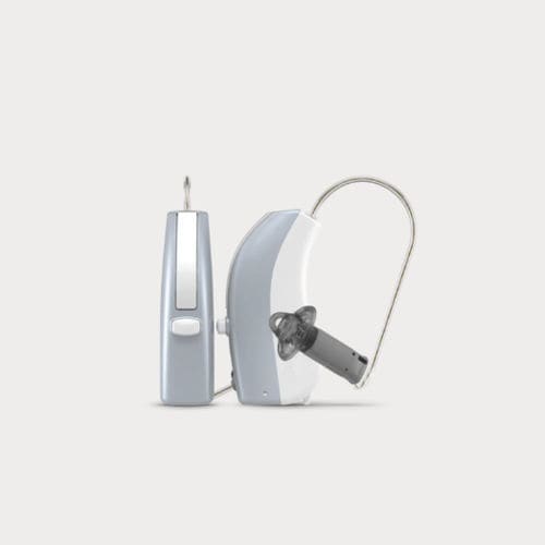 Audioprotesi RIC - Unique Fusion - Widex - con controllo remoto / con riduzione del rumore / blu