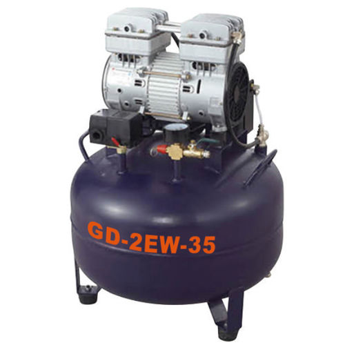 Compressore per odontoiatria - GD-2EW-35 - Foshan Gladent Medical Instrument Co.,Ltd - 1 postazione / senza olio