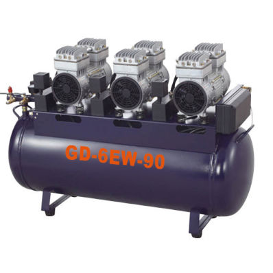 Compressore per odontoiatria - GD-6EW-90  - Foshan Gladent Medical Instrument Co.,Ltd - medico / 1 postazione / senza olio