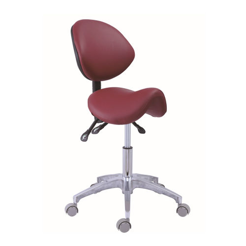 Sgabello per studio odontoiatrico - GD-DTS10 - Foshan Gladent Medical Instrument Co.,Ltd - ad altezza regolabile / con schienale / con rotelle