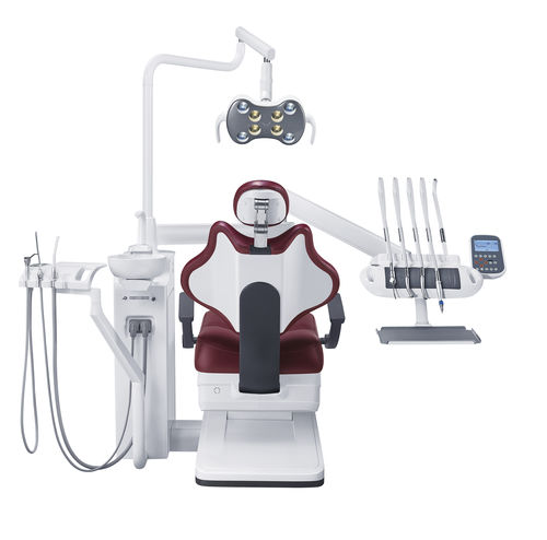 Riunito odontoiatrico con monitor - GD-S300A - Foshan Gladent Medical Instrument Co.,Ltd - con portastrumenti / con illuminazione