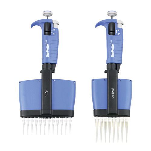 Micropipetta meccanica - BioPette™ Plus - Labnet International - a pistone / multicanale / a volume regolabile