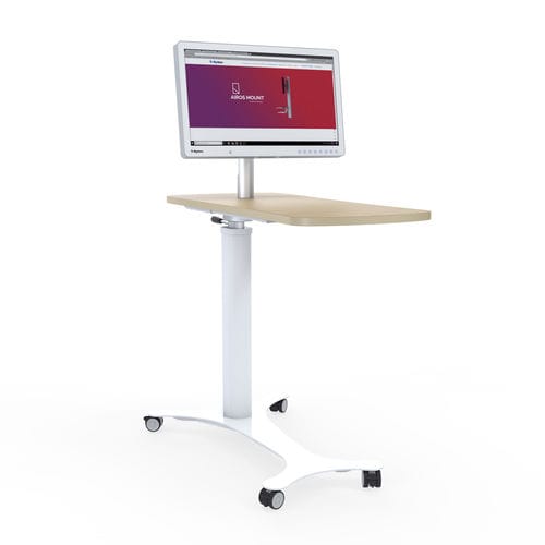 Carrello per telemedicina ad altezza regolabile - MediTable™ - Bytec Healthcare - wireless
