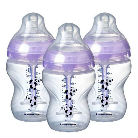 Biberon in silicone - Purple Pandas - tommee tippee