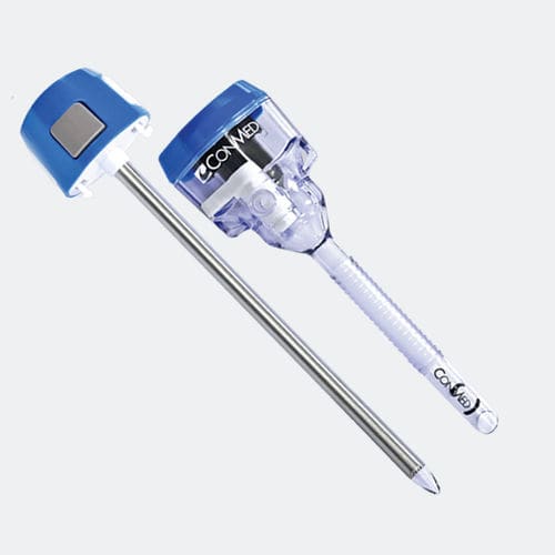Trocar per laparascopia - BluView™ - ConMed - con connettore per insufflazione / con camicia / monouso