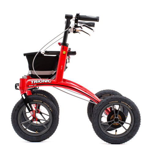 Deambulatore rollator a 4 ruote - Walker 12er   - Trionic - con braccioli / ad altezza regolabile