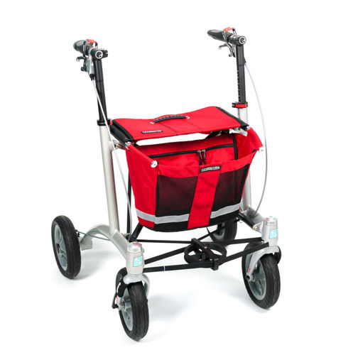Deambulatore rollator a 4 ruote - Walker 9er - Trionic - con braccioli / ad altezza regolabile