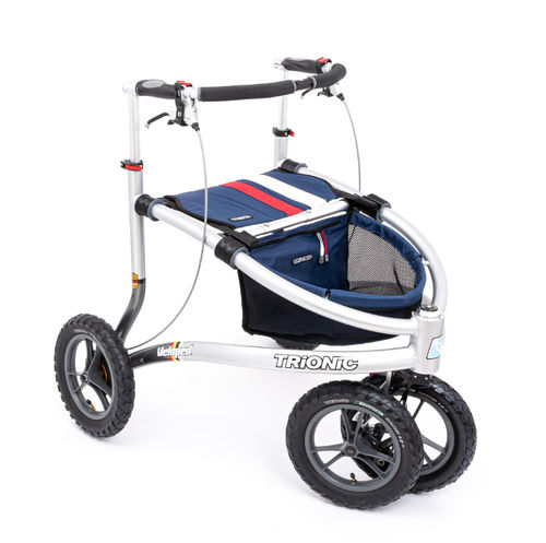 Deambulatore rollator a 4 ruote - Veloped 12er - Trionic - con sedile / con braccioli / ad altezza regolabile