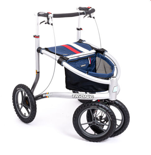 Deambulatore rollator a 4 ruote - Veloped Sport 14er L - Trionic - con sedile / ad altezza regolabile