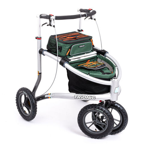 Deambulatore rollator a 4 ruote - Veloped Trek 12er L - Trionic - con sedile / ad altezza regolabile