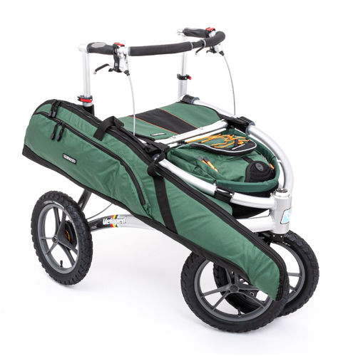 Deambulatore rollator a 4 ruote - Veloped Jakt 14er - Trionic - con sedile / ad altezza regolabile
