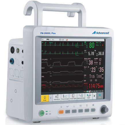 Monitor multiparametrico portatile - PM-2000XL Plus - Advanced Instrumentations - compatto / ECG / SpO2