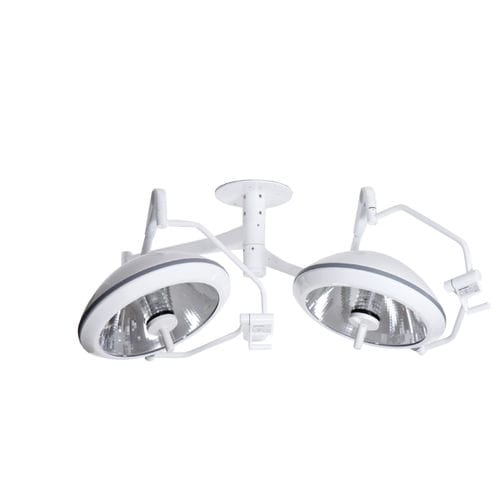 Lampada scialitica a soffitto - SL series - Advanced Instrumentations - LED / alogena / 2 bracci