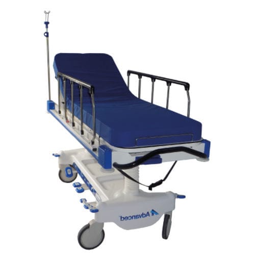 Barella con carrello da trasporto - ST-2000 - Advanced Instrumentations - di emergenza / per blocco operatorio / idraulica