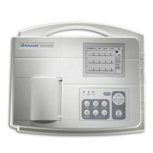 Elettrocardiografo da riposo - ECG-3 Plus - Advanced Instrumentations - 3 canali / digitale / con stampante