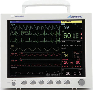 Monitor portatile per paziente - PM-2000A PRO - Advanced Instrumentations - compatto / ECG / RESP