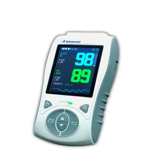 Pulsossimetro palmare - PO – 100B+ - Advanced Instrumentations - medico / a batteria / con sensore separato