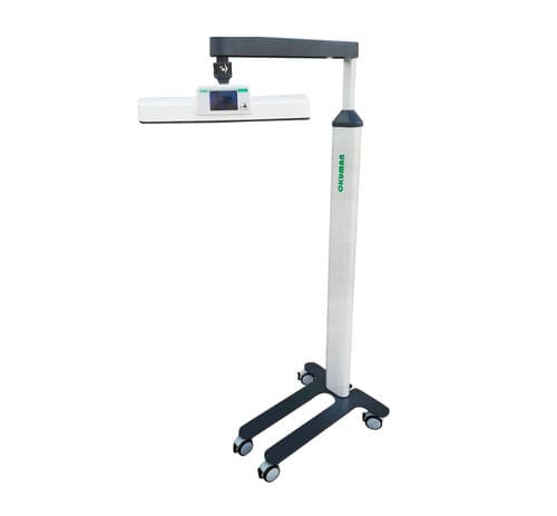 Lampada di fototerapia neonatale - BC 050 000 - Okuman Medikal Sistemler Anonim Sirketi - con rotelle / ad infrarossi / UV