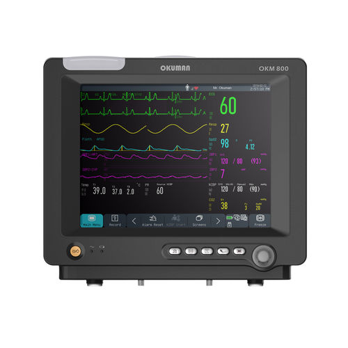 Monitor multiparametrico compatto - OKM 800 - Okuman Medikal Sistemler Anonim Sirketi - portatile / ECG / etCO2
