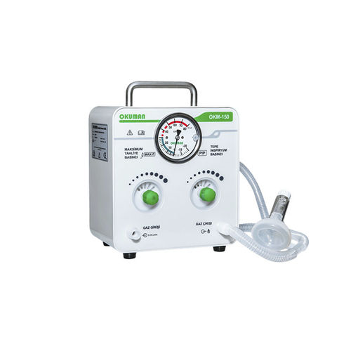Ventilatore per rianimazione - OKM 150  - Okuman Medikal Sistemler Anonim Sirketi - pneumatico / neonatale / portatile