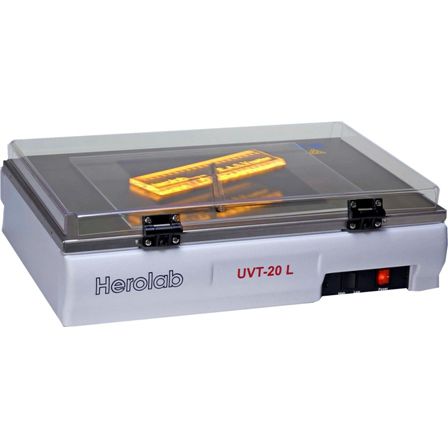 Transilluminatore per sistemi di documentazione su gel - UVT-20 L - Herolab GmbH Laborgeräte - UV / a luce bianca