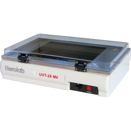 Transilluminatore per sistemi di documentazione su gel - UVT-28 MV - Herolab GmbH Laborgeräte - UV / a LED / a luce bianca