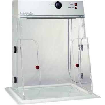 Workstation da laboratorio per PCR - CleneCab - Herolab GmbH Laborgeräte - da banco