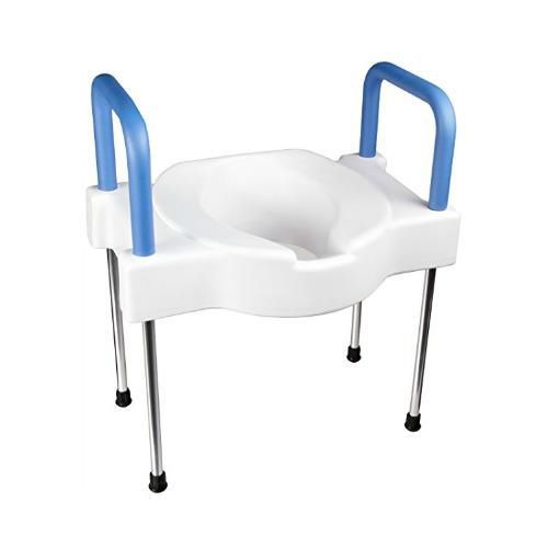 Rialzo per WC con braccioli - F725881000 - Maddak Inc., a part of SP - ad altezza regolabile