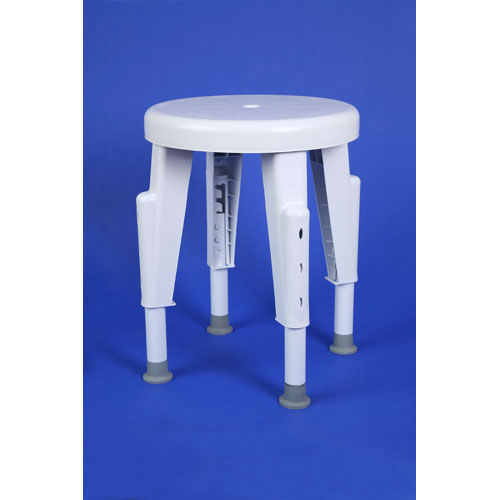 Sgabello da doccia senza schienale - F727152000 - Maddak Inc., a part of SP - ad altezza regolabile / in plastica